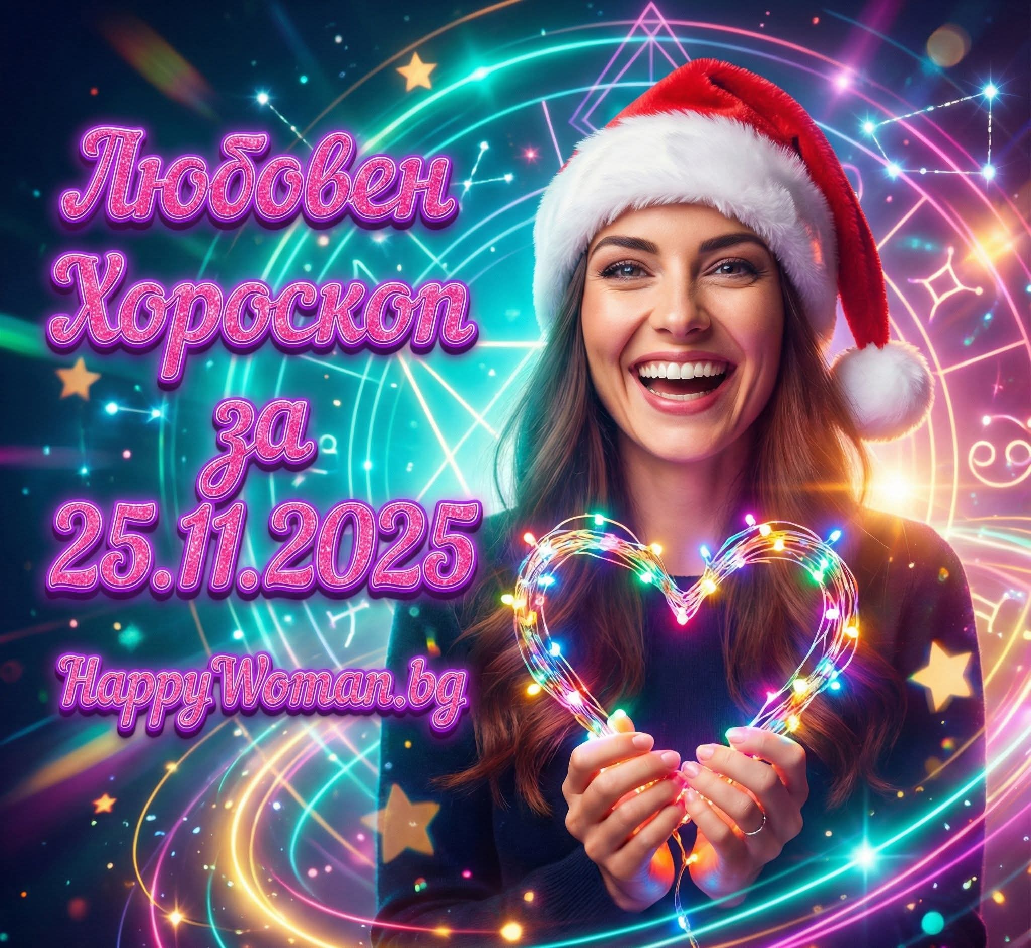 Любовен хороскоп за 25.11.2025 за всяка зодия