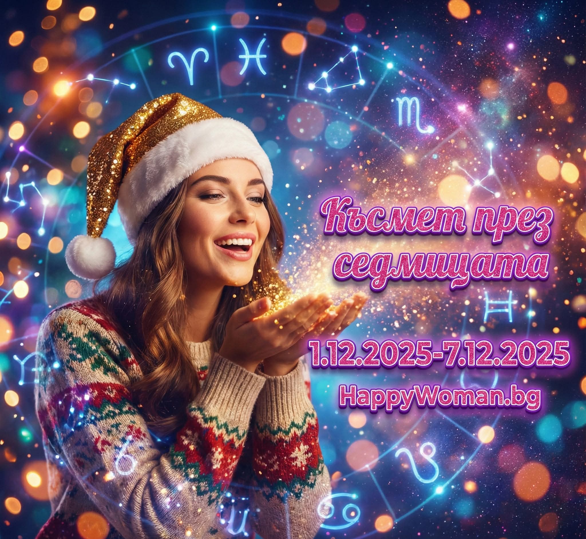 Първи Златни дни на Декември: Море от Успех и Късмет през Новата седмица 1.12.2025-7.12.2025 за тези зодии