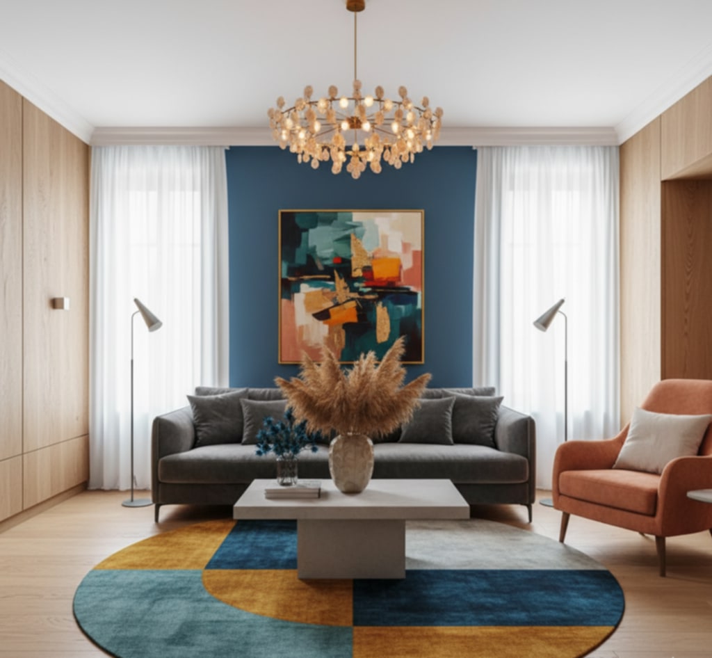 Цветови тенденции в интериорния дизайн през 2025 г.