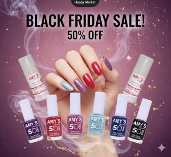 Тайните на красотата на половин цена – само на 28 ноември Черен петък в HappyMarket.bg Черен петък HappyMarker.bg маникюр