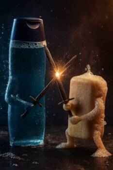 Душ-гел срещу Сапун!