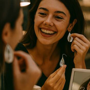 Дръзки и блестящи: Сребърни обеци за жени, които искат да бъдат забелязвани през 2025 Избор на сребърни обеци