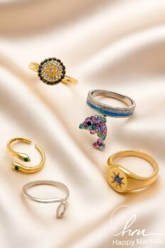 HappyMarket.bg-разнообразие от сребърни пръстени за всеки вкус!