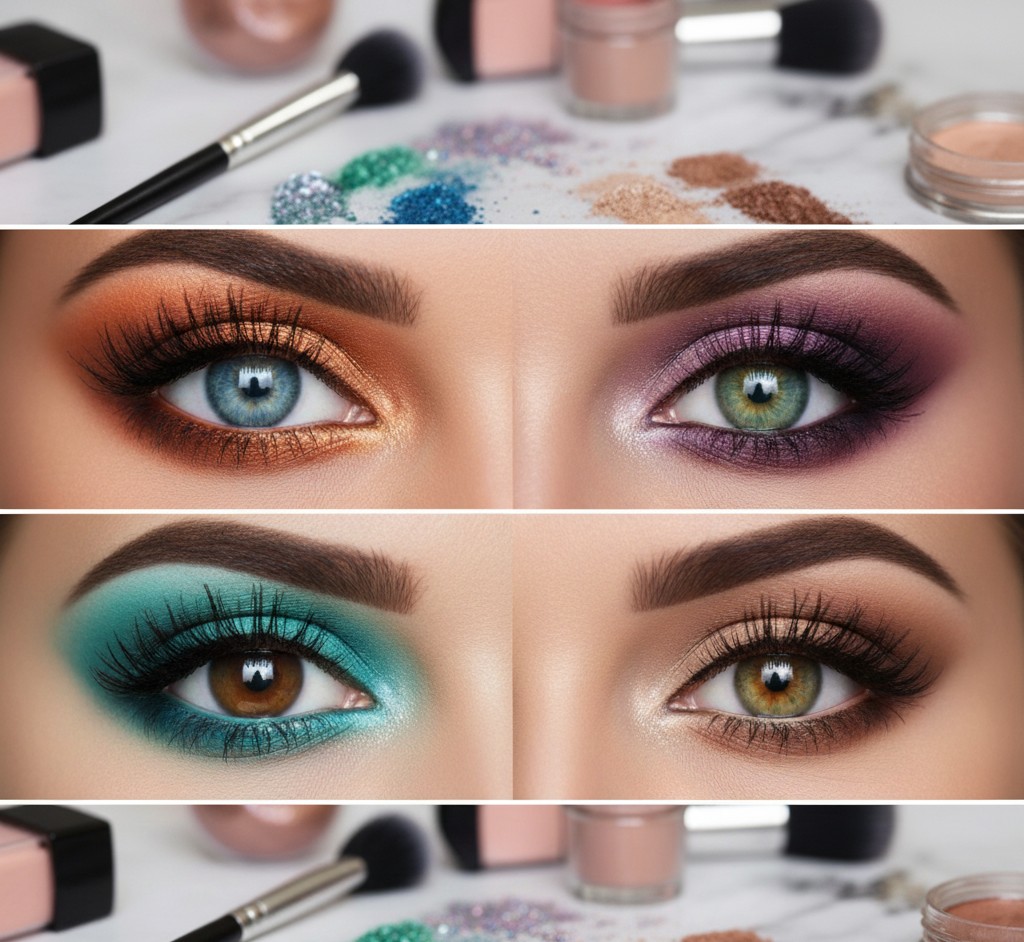Сенки за очи според цвета на очите през 2025