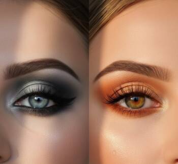 Сенки за очи според цвета на очите през 2025 сенки цвят очи контарст