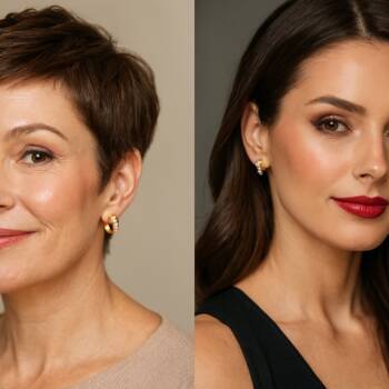 Дръзки и блестящи: Сребърни обеци за жени, които искат да бъдат забелязвани през 2025 сребърни обеци прическа и грим