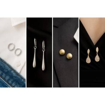 Дръзки и блестящи: Сребърни обеци за жени, които искат да бъдат забелязвани през 2025 сребърни обеци комбинация дрехи