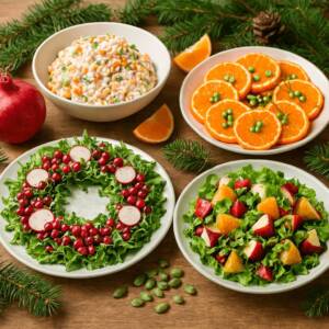 Салати за Нова година 2026: Нестандартни рецепти, които носят късмет и празнично настроение