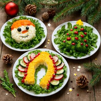 Салати за Нова година 2026: Нестандартни рецепти, които носят късмет и празнично настроение Салати за Нова година 2026: Нестандартни рецепти, които носят късмет и празнично настроение