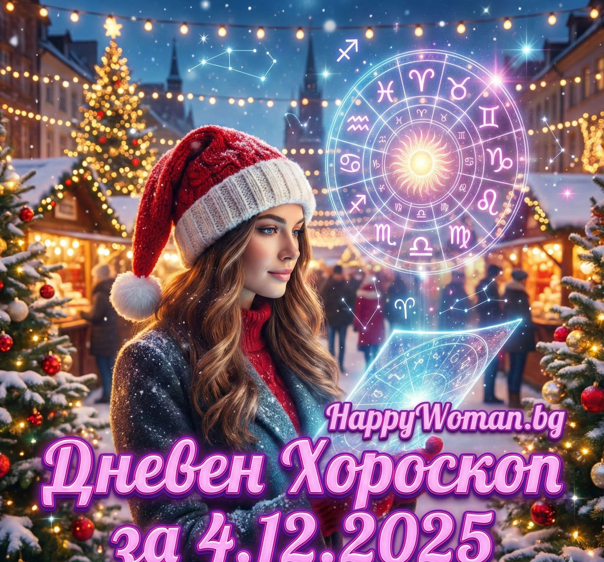 Дневен хороскоп за 04.12.2025 - четвъртък