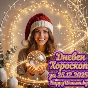Дневен хороскоп за 25.12.2025 за всяка зодия Дневен хороскоп за 25.12.2025 за всяка зодия