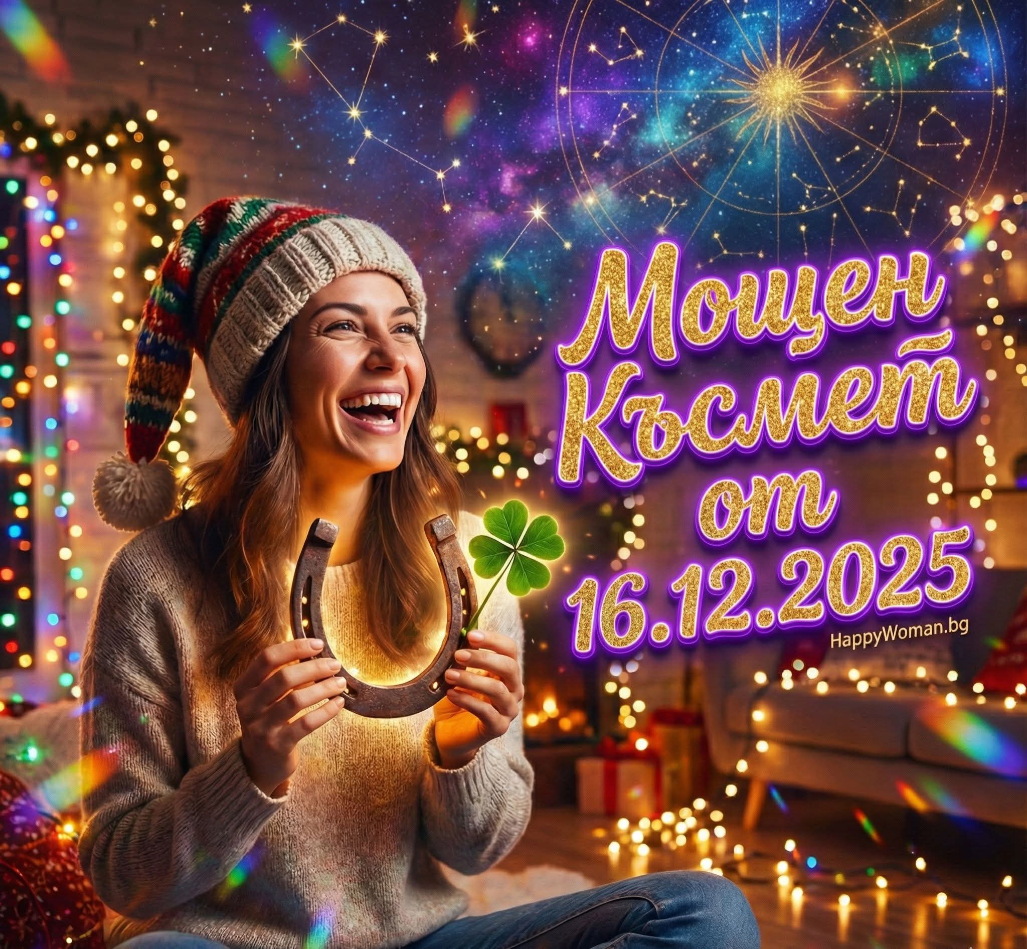 Златен Вторник: Приключва Трудният период, Вселената дарява с Мощен Късмет от 16.12.2025 за 6 зодии Златен Вторник: Приключва Трудният период, Вселената дарява с Мощен Късмет от 16.12.2025 за 6 зодии