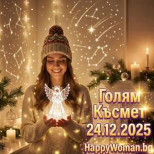 Бъдни вечер 2025 е магична за тези 7 зодии - очаква ги голям Късмет от 24.12.2025
