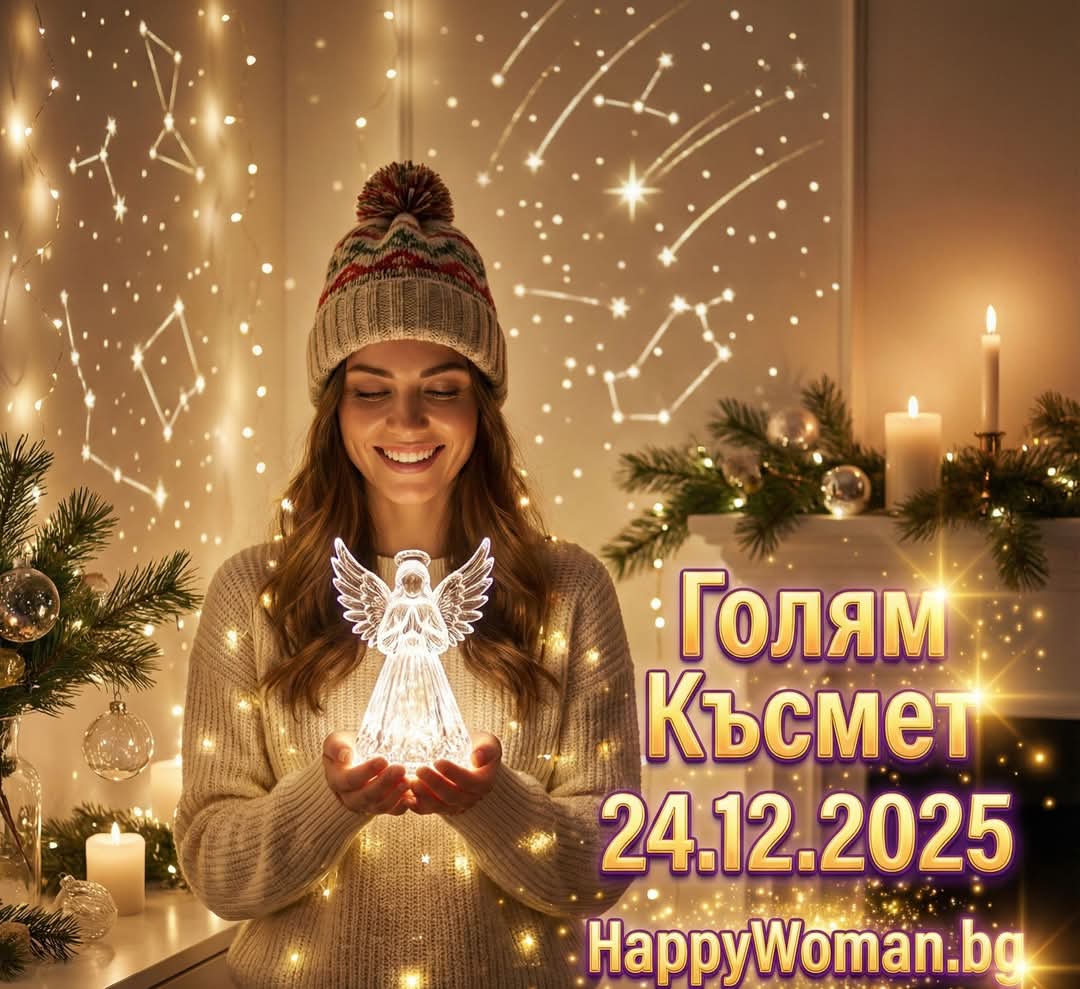 Бъдни вечер 2025 е магична за тези 7 зодии - очаква ги голям Късмет от 24.12.2025