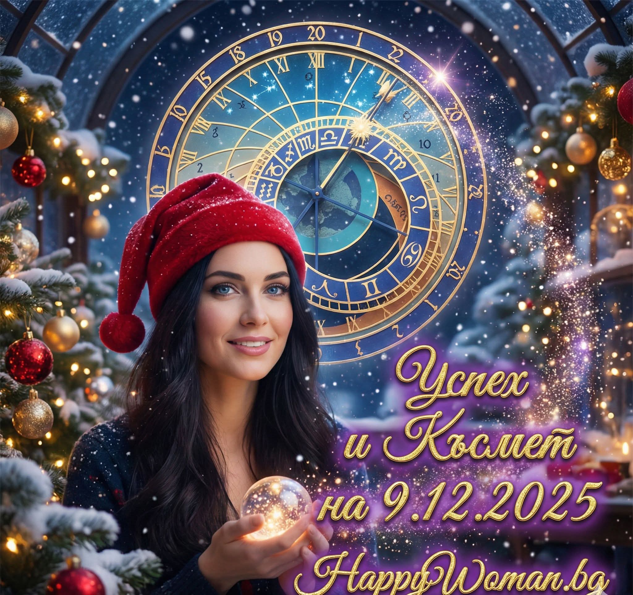 Златен Вторник: Край на проблемите - Отключва се период на Успех и Късмет от 9.12.2025 за 6 зодии Златен Вторник: Край на проблемите - Отключва се период на Успех и Късмет от 9.12.2025 за 6 зодии