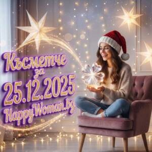 Късметче за 25.12.2025 за всяка зодия Късметче за 25.12.2025 за всяка зодия