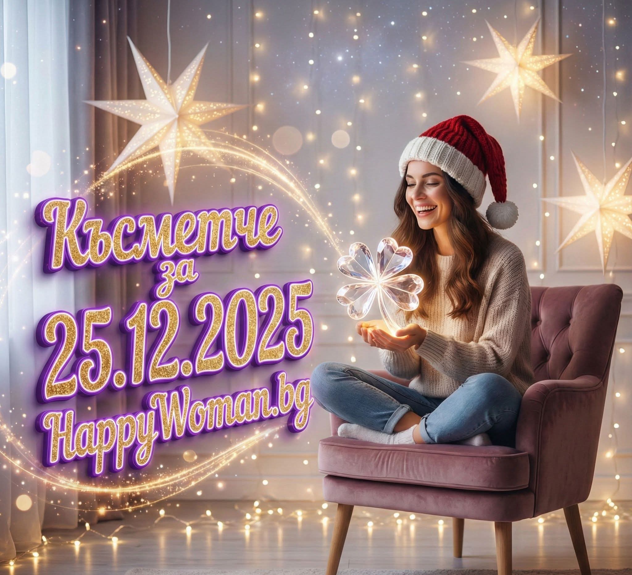 Късметче за 25.12.2025 за всяка зодия Късметче за 25.12.2025 за всяка зодия