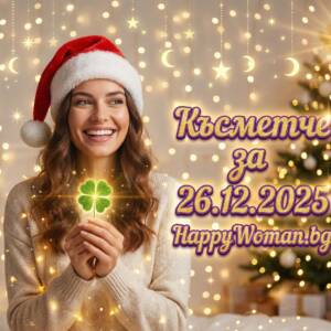 Късметче за 27.12.2025 за всяка зодия Късметче за 27.12.2025 за всяка зодия