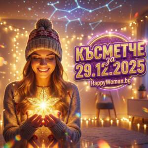 Късметче за 29.12.2025 за всяка зодия Късметче за 29.12.2025 за всяка зодия