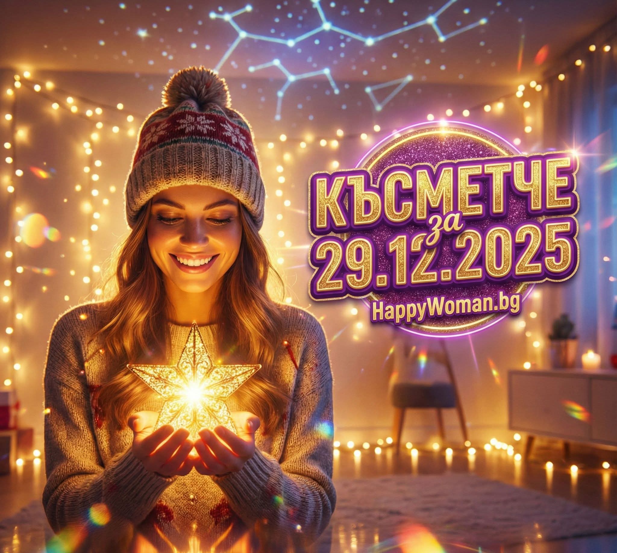 Късметче за 29.12.2025 за всяка зодия Късметче за 29.12.2025 за всяка зодия
