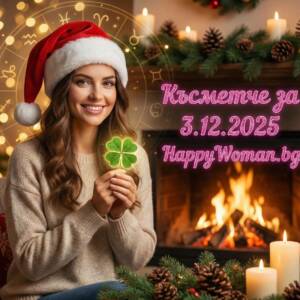 Късметче за 3.12.2025 за всяка зодия Късметче за 3.12.2025 за всяка зодия