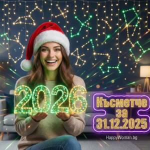 Късметче за 31.12.2025 за всяка зодия Късметче за 31.12.2025 за всяка зодия
