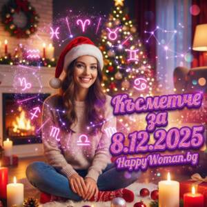 Късметче за 8.12.2025 за всяка зодия Късметче за 8.12.2025 за всяка зодия