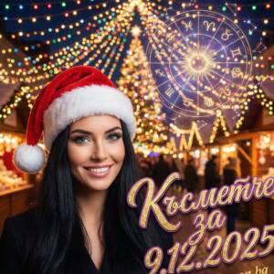 Късметче за 9.12.2025 за всяка зодия Късметче за 9.12.2025 за всяка зодия