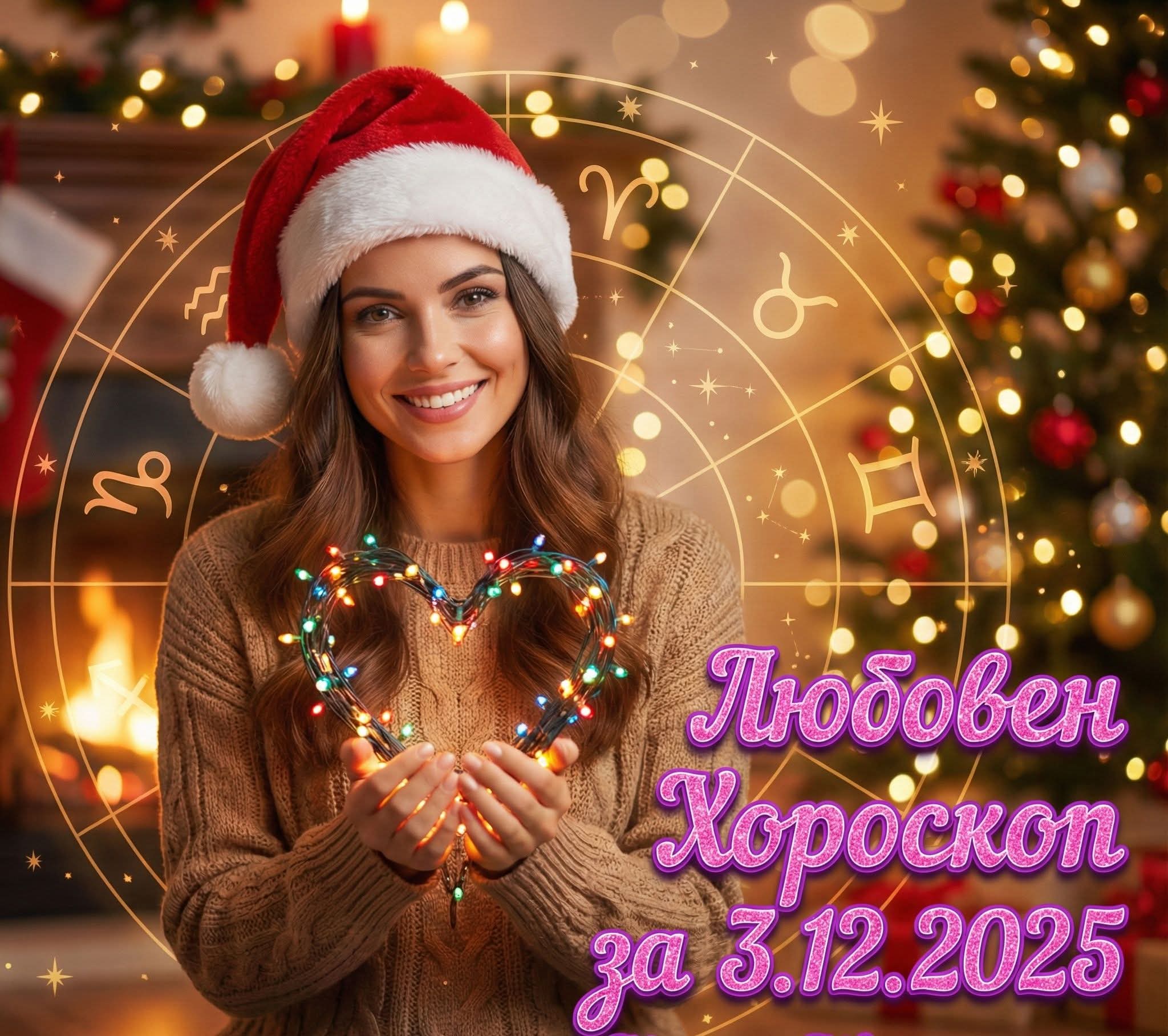 Любовен Хороскоп за 3.12.2025 Любовен Хороскоп за 3.12.2025