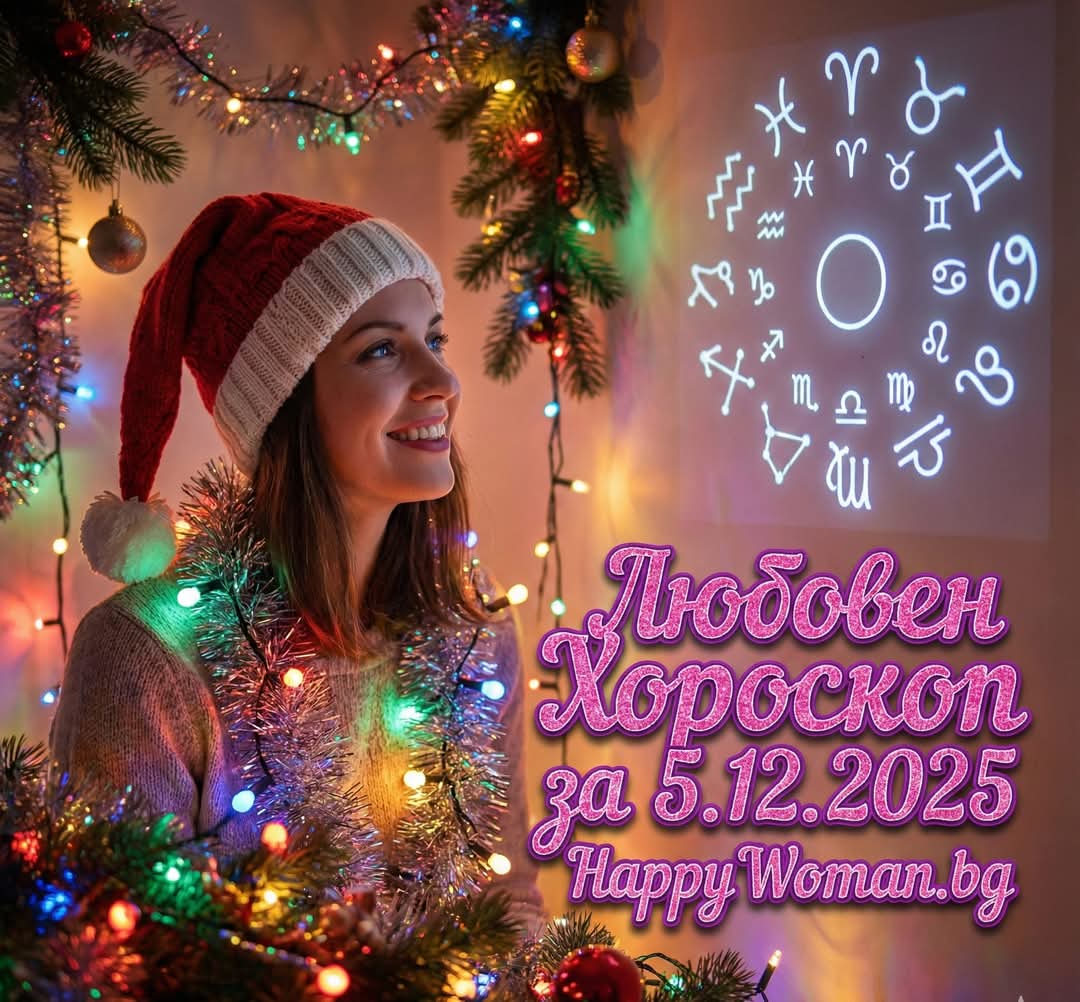 Любовен хороскоп за 5.12.2025 за всяка зодия Любовен хороскоп за 5.12.2025 за всяка зодия