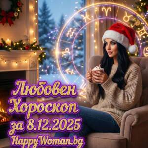 Любовен хороскоп за 8.12.2025 за всяка зодия Любовен хороскоп за 8.12.2025 за всяка зодия