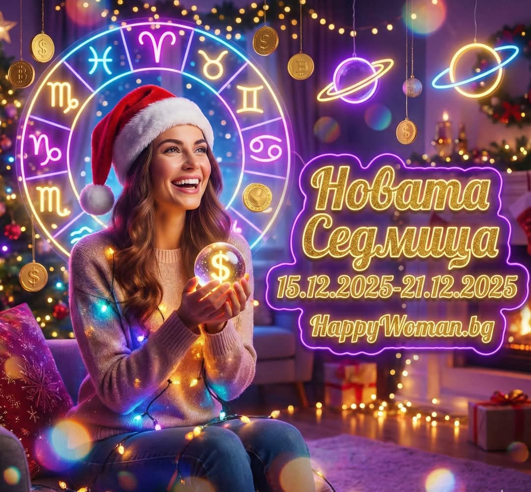 Седмица на Чудесата: Куп от Пари и ЩАСТИЕ през Новата Седмица 15.12.2025-21.12.2025 за 7 зодии Седмица на Чудесата: Куп от Пари и ЩАСТИЕ през Новата Седмица 15.12.2025-21.12.2025 за 7 зодии