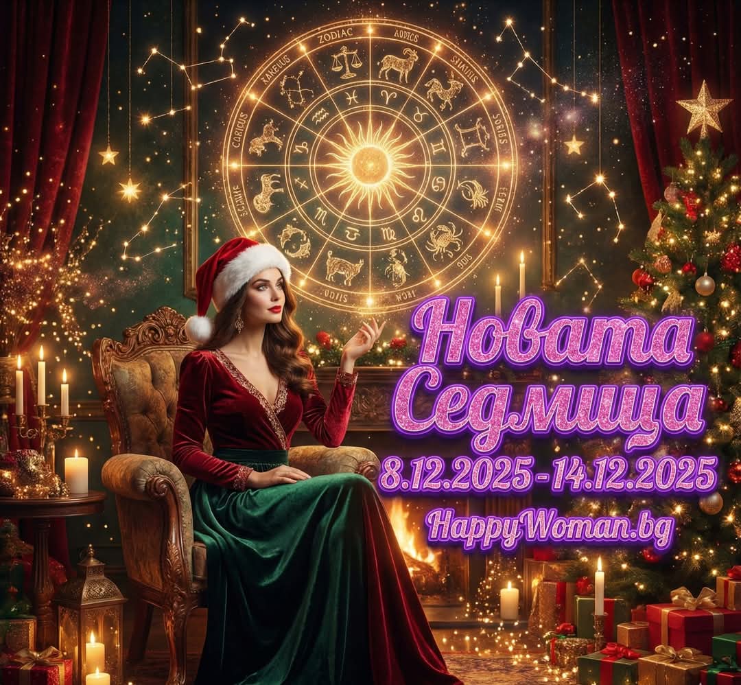 Седмичен хороскоп за 8.12.2025-14.12.2025 за всяка зодия Седмичен хороскоп за 8.12.2025-14.12.2025 за всяка зодия