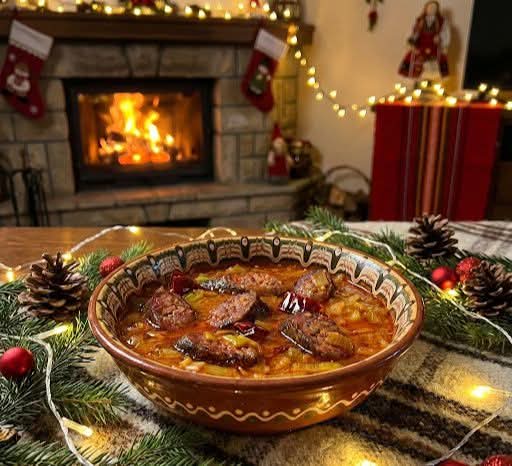 Зимна класика в чиния: Суджук с праз и зелева чорба (Селска манджа) Зимна класика в чиния: Суджук с праз и зелева чорба (Селска манджа)