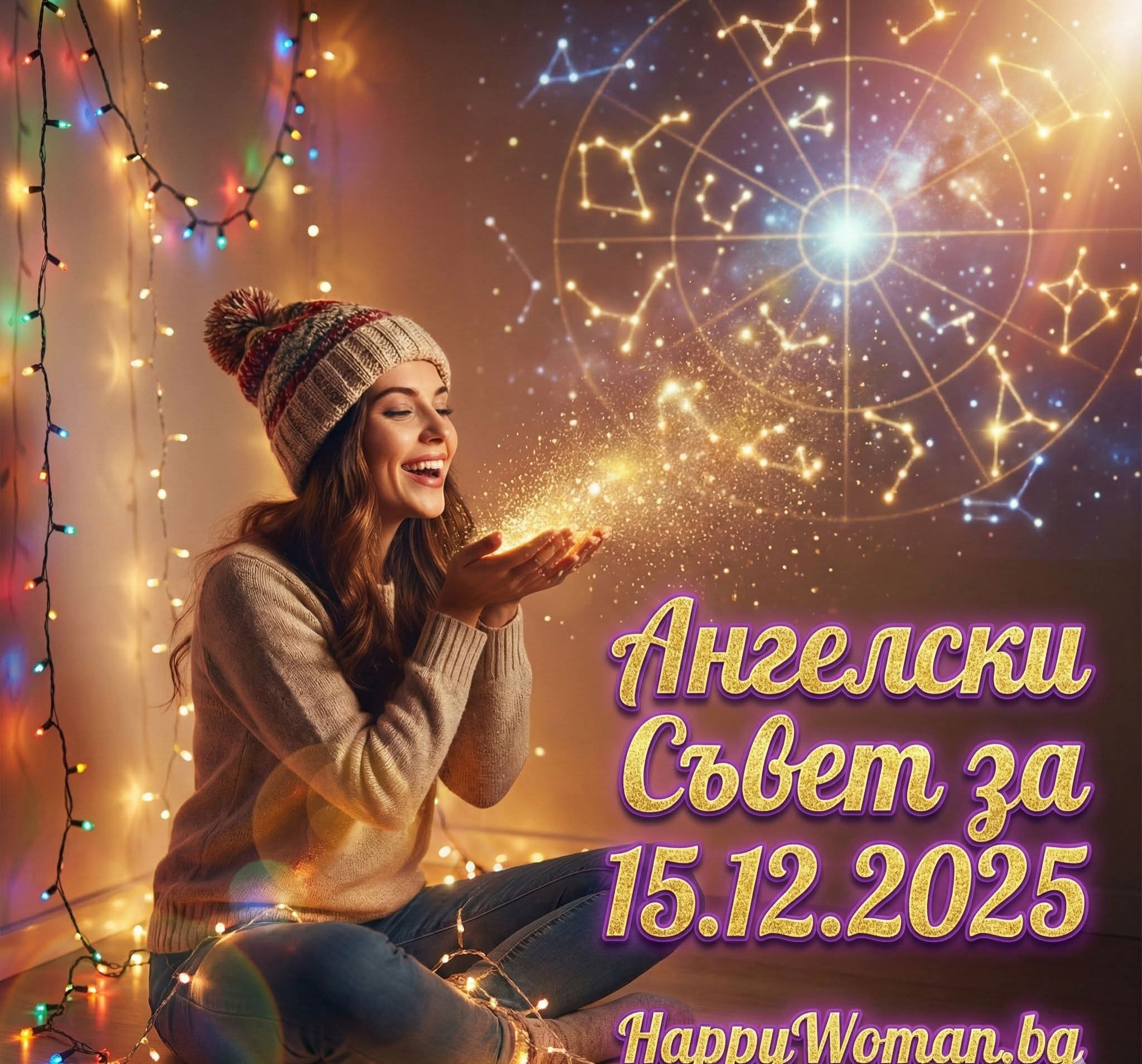 Ангелски Съвет за 15.12.2025 за всяка зодия