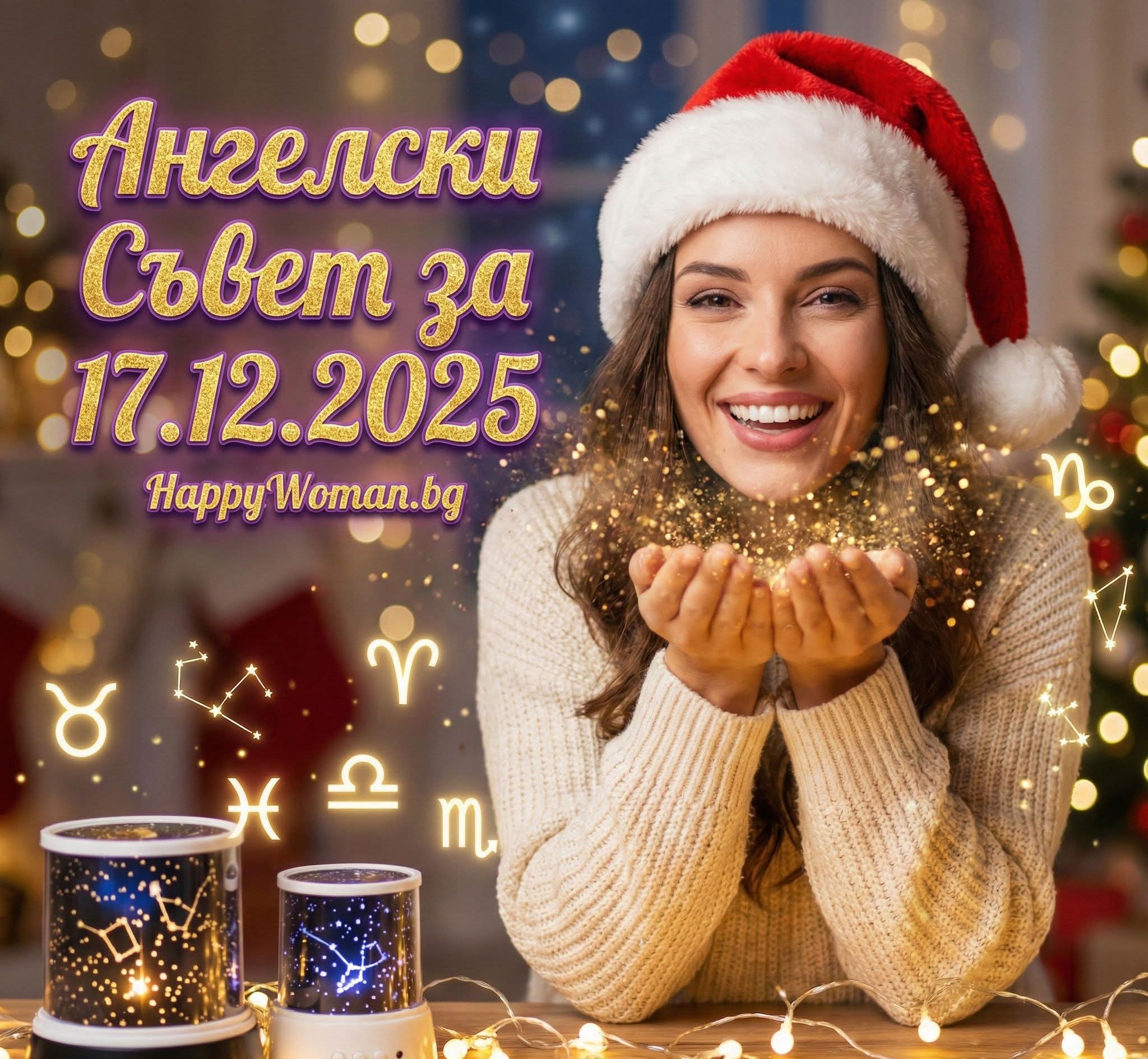 Ангелски Съвет за 17.12.2025 за всяка зодия