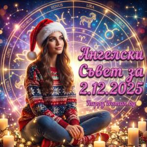 Ангелски Съвет за 2.12.2025 за всяка зодия Ангелски Съвет за 2.12.2025 за всяка зодия