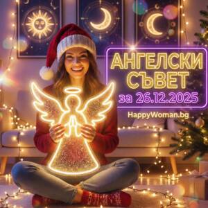 Ангелски Съвет за 26.12.2025 за всяка зодия Ангелски Съвет за 26.12.2025 за всяка зодия