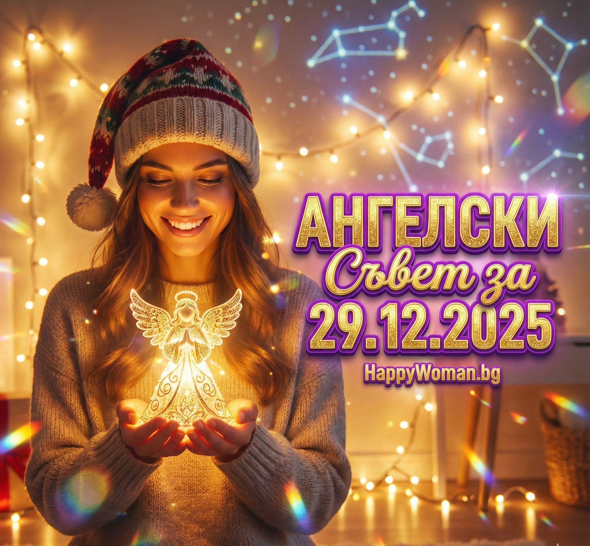 Ангелски Съвет за 29.12.2025 за всяка зодия Ангелски Съвет за 29.12.2025 за всяка зодия
