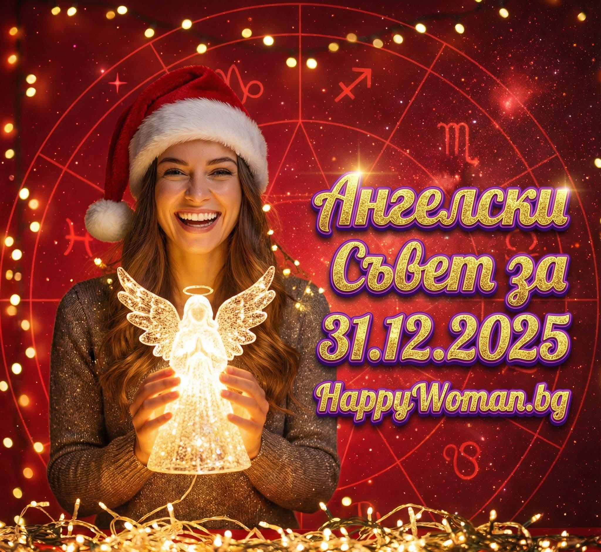 Ангелски Съвет за 31.12.2025 за всяка зодия Ангелски Съвет за 31.12.2025 за всяка зодия
