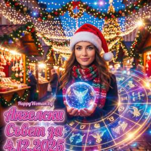 Ангелски Съвет за 4.12.2025 за всяка зодия