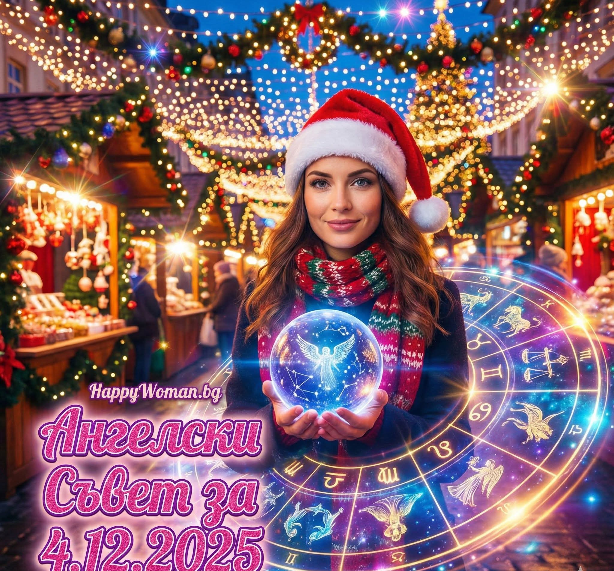Ангелски Съвет за 4.12.2025 за всяка зодия Ангелски Съвет за 4.12.2025 за всяка зодия