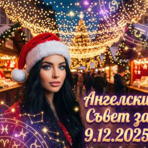 Ангелски Съвет за 9.12.2025 за всяка зодия Ангелски Съвет за 9.12.2025 за всяка зодия