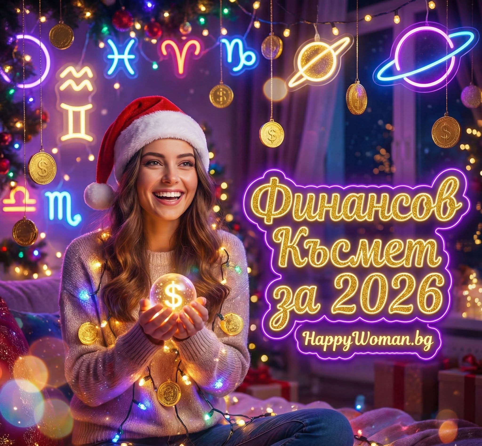 Златна Нова Година: Звездите предричат огромен Финансов Късмет за 2026 година за 5 зодии Златна Нова Година: Звездите предричат огромен Финансов Късмет за 2026 година за 5 зодии