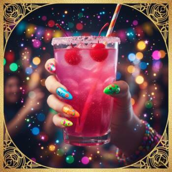 маникюр според питието коктейли маникюр според питието коктейли