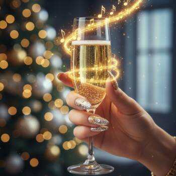 Маникюр според питието: защото вкусът и стилът вървят ръка за ръка през празници 2025 Маникюр Според Празничното ПИТИЕ шампанско