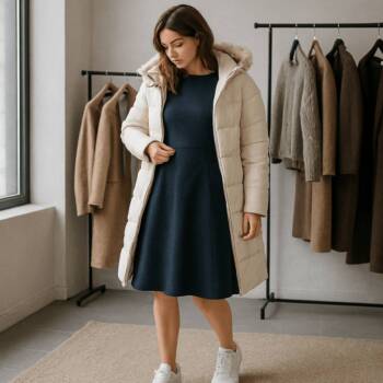 Тренд, който няма да игнорираш: Елегантни рокли и спортни обувки през зимата Тренд, който няма да игнорираш: Елегантни рокли и спортни обувки през зимата