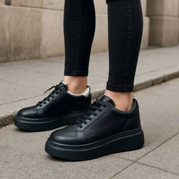 Как да изглеждаш по-висока, носейки спортни обувки през зимата Как да изглеждаш по-висока, носейки спортни обувки през зимата