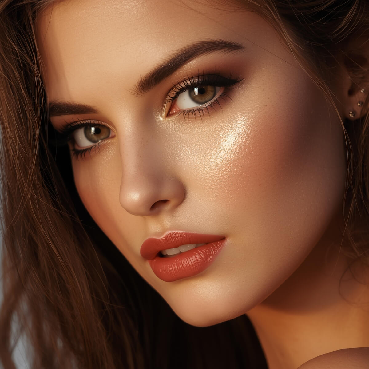 Гримът, който кара кожата да сияе като стъкло — новата обсесия на 2026