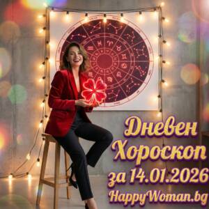 Дневен Хороскоп за 14.01.2026 - сряда Дневен Хороскоп за 14.01.2026 – сряда